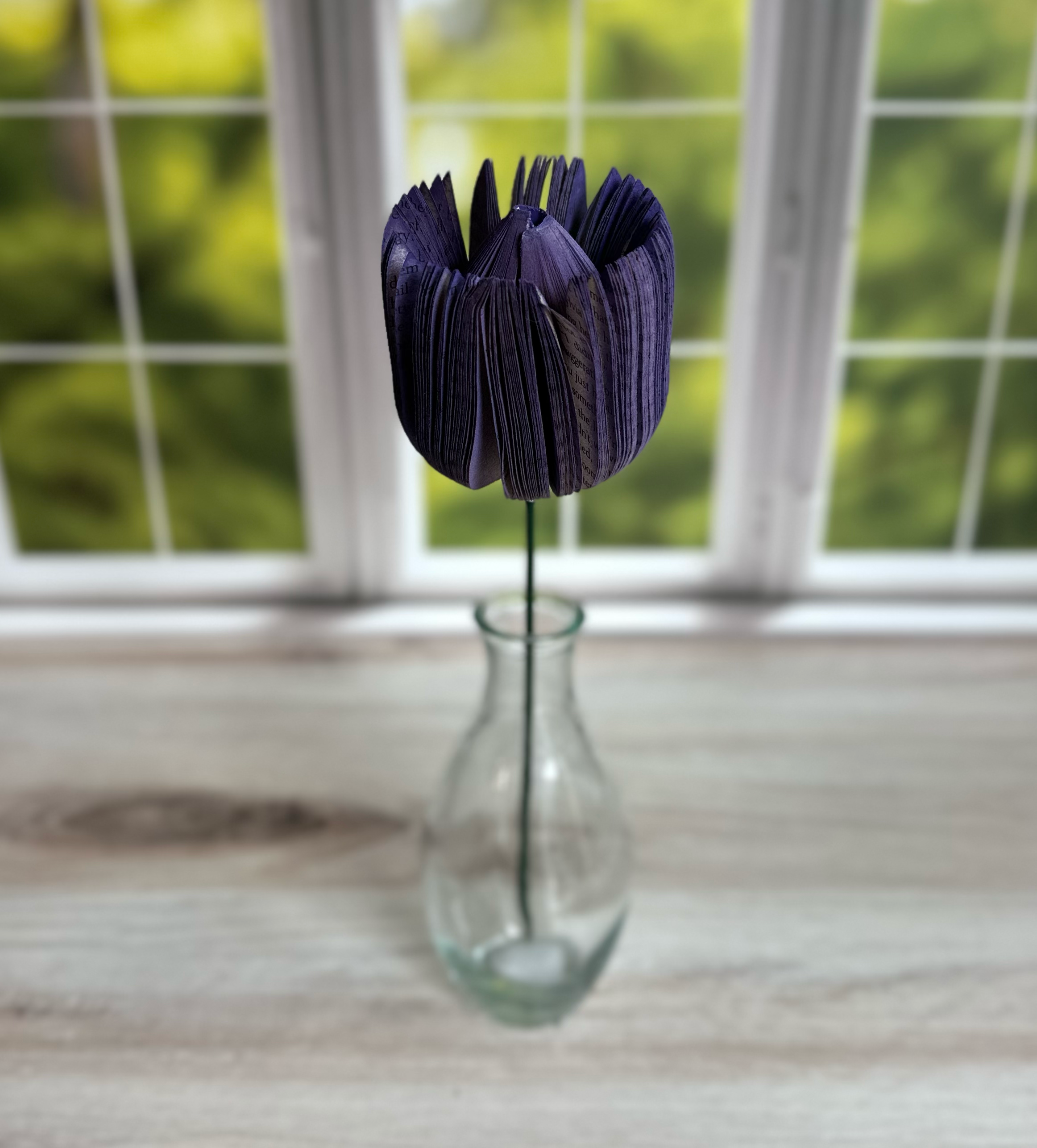 Book Pages- Floral Stem