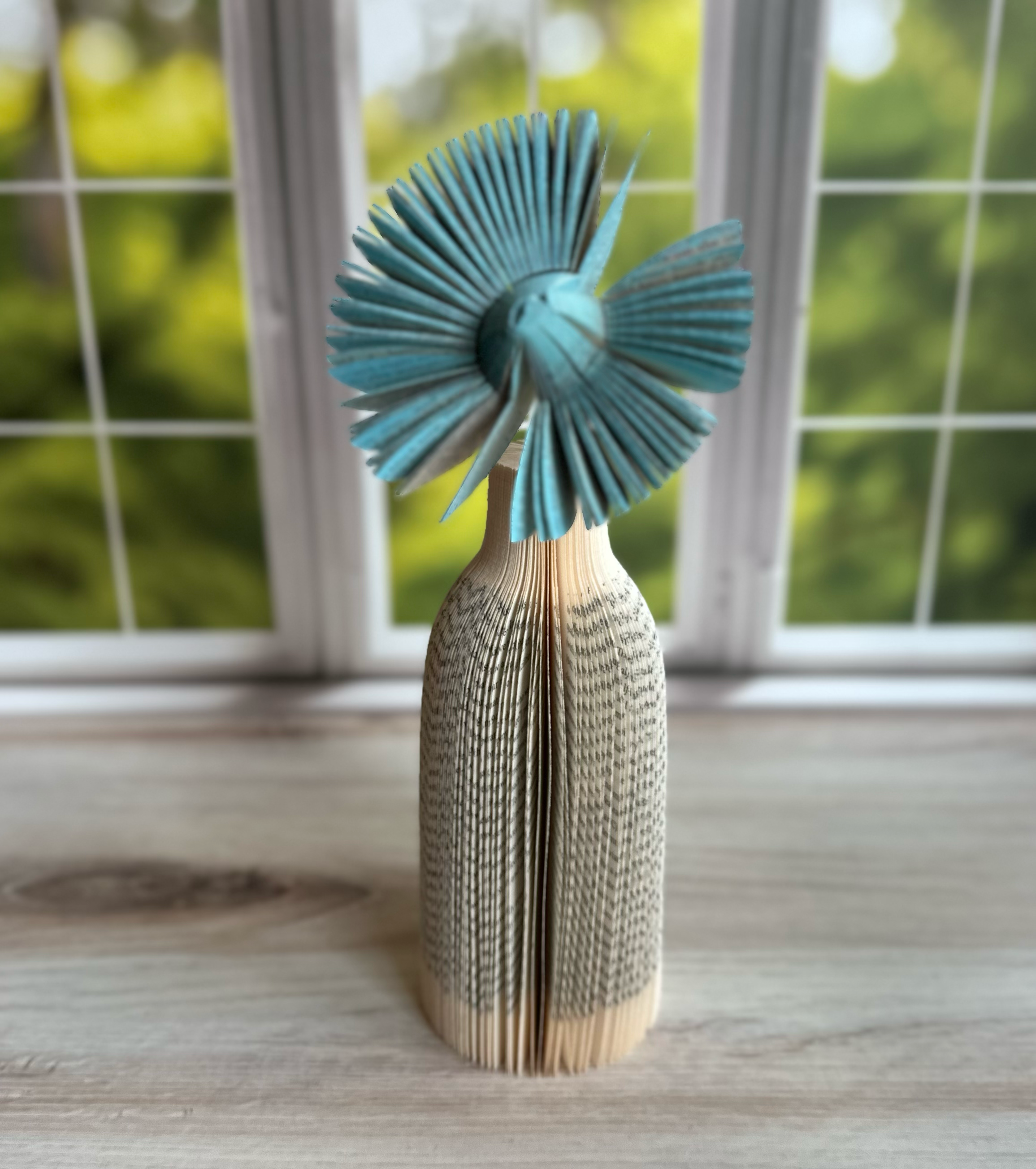 Book Pages- Flower Vase